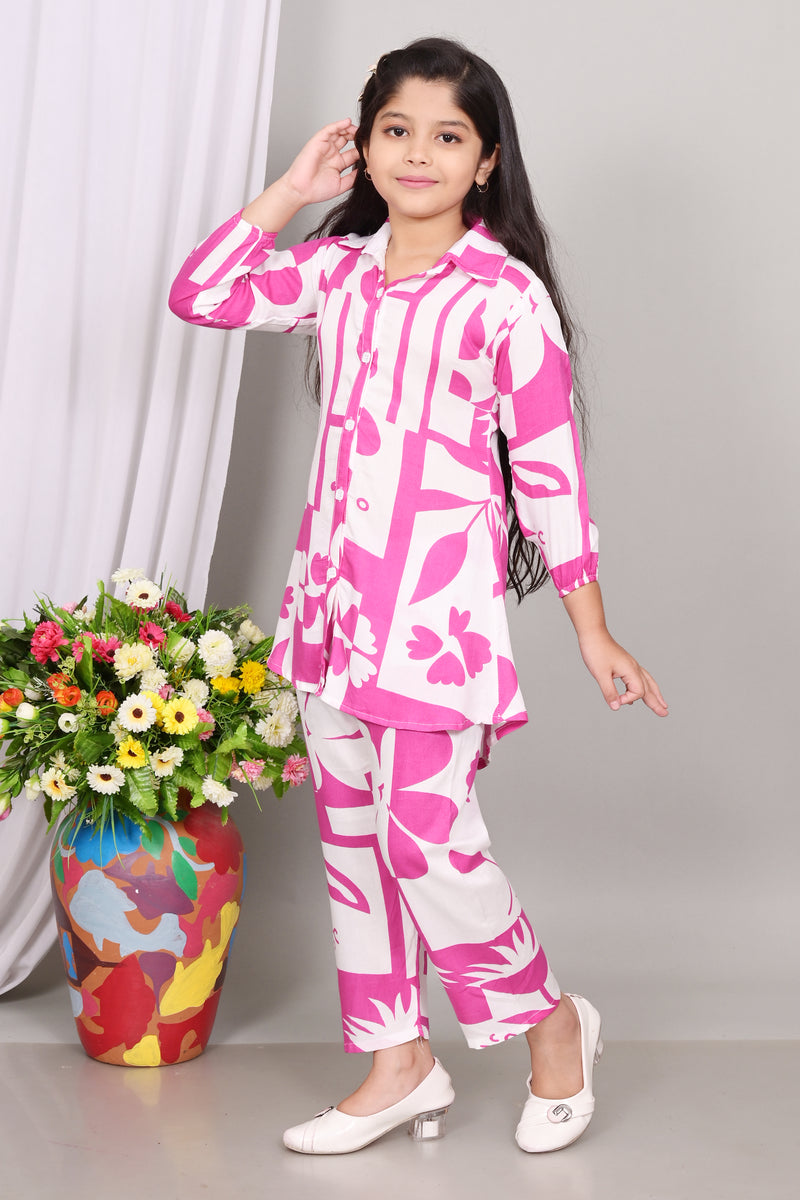 Shiidal Girls Casual Shirt Pant