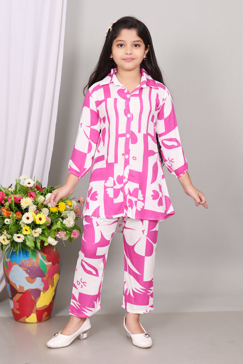 Shiidal Girls Casual Shirt Pant