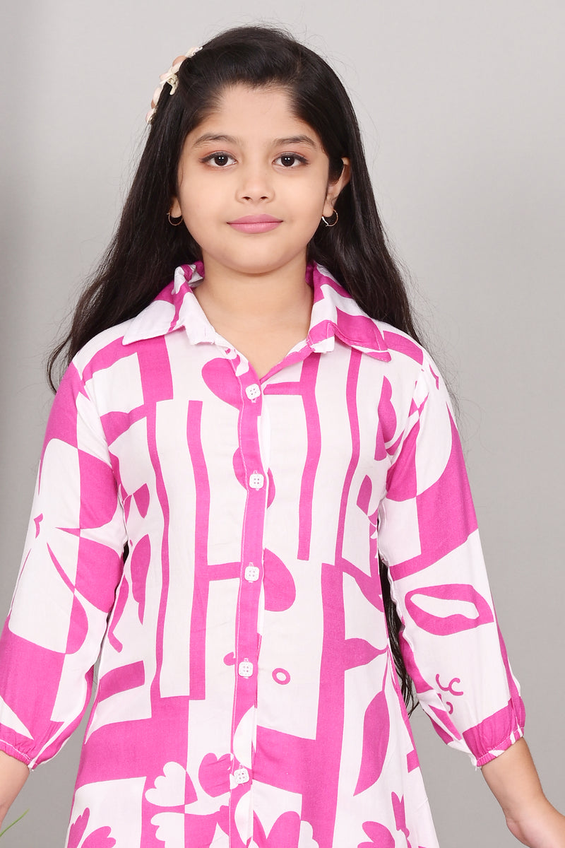 Shiidal Girls Casual Shirt Pant