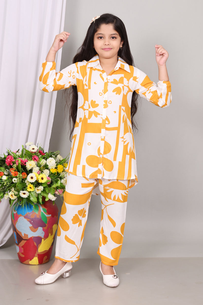 Shiidal Girls Casual Shirt Pant