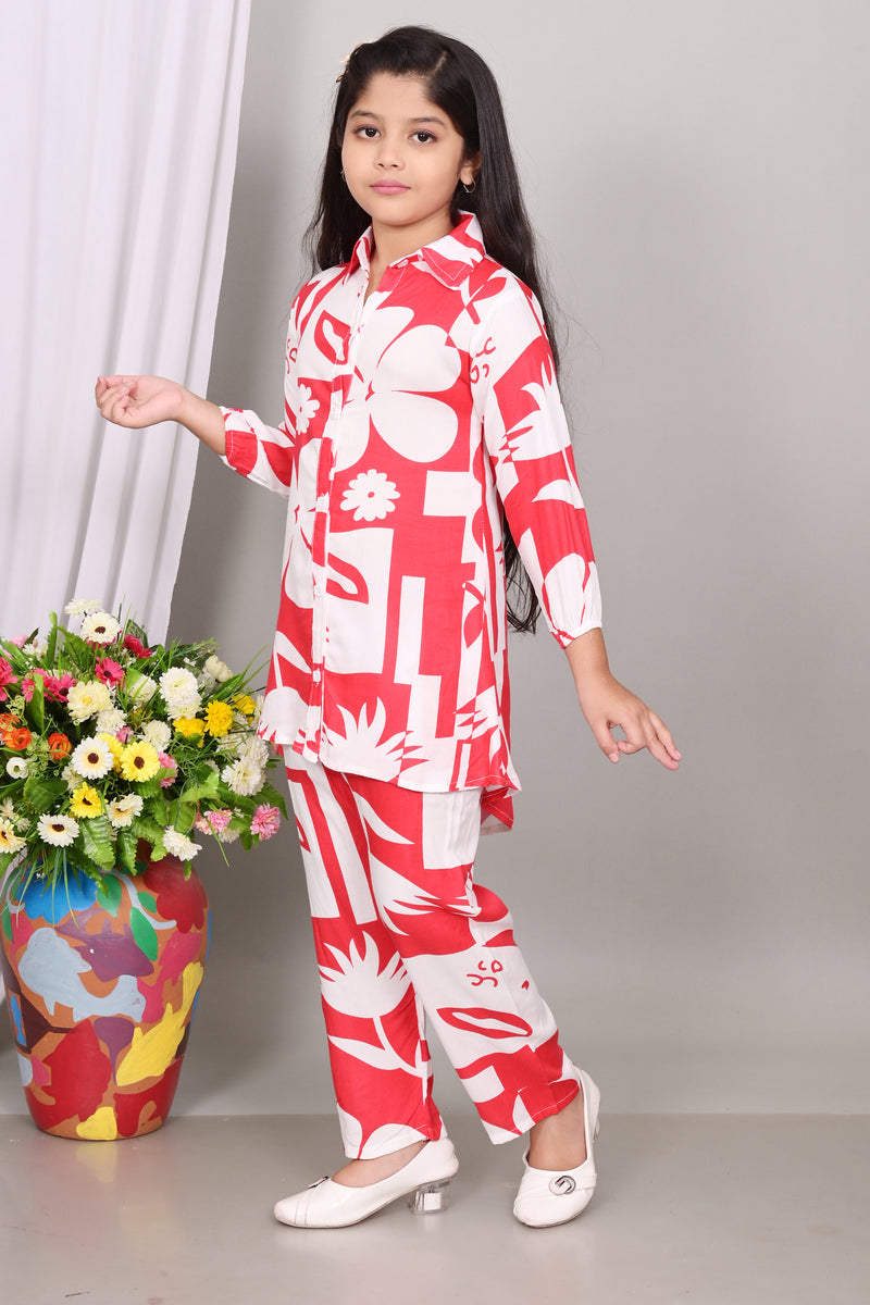 Shiidal Girls Casual Shirt Pant