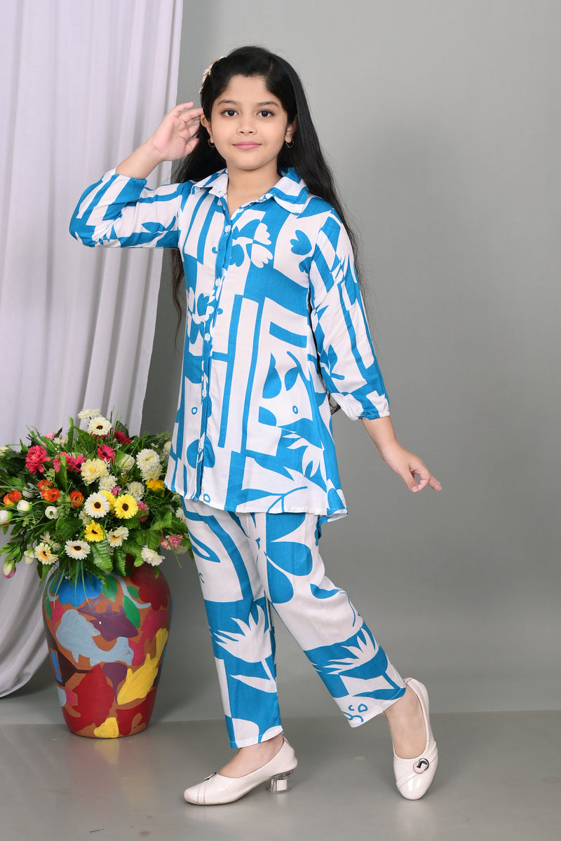 Shiidal Girls Casual Shirt Pant
