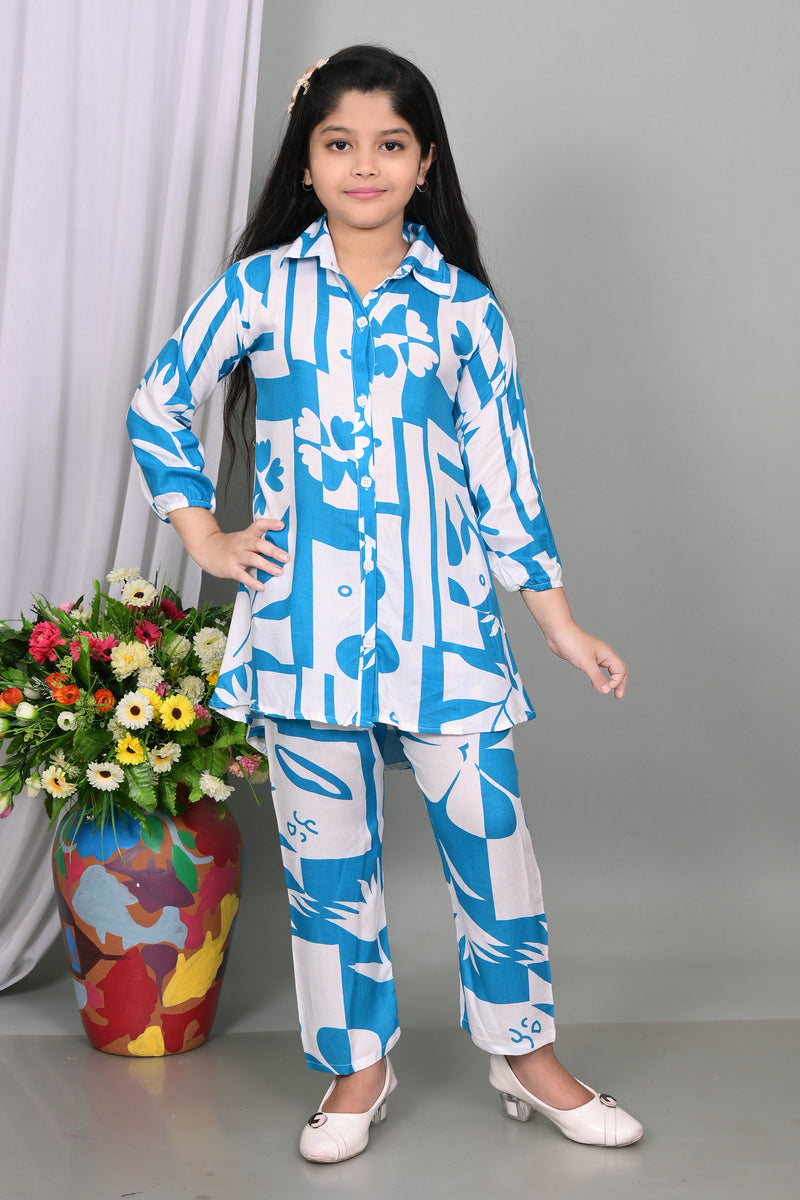 Shiidal Girls Casual Shirt Pant