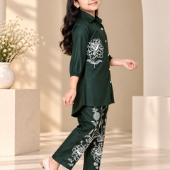 Shiidal Girls Casual Kurta and Palazzo Set