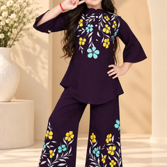 Girls Top And Plazzoo Sets