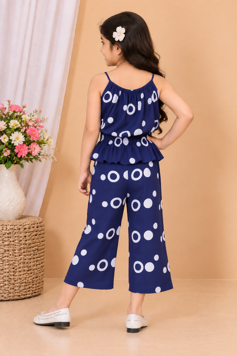 Ring print top and pant set