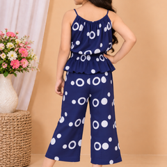 Ring print top and pant set