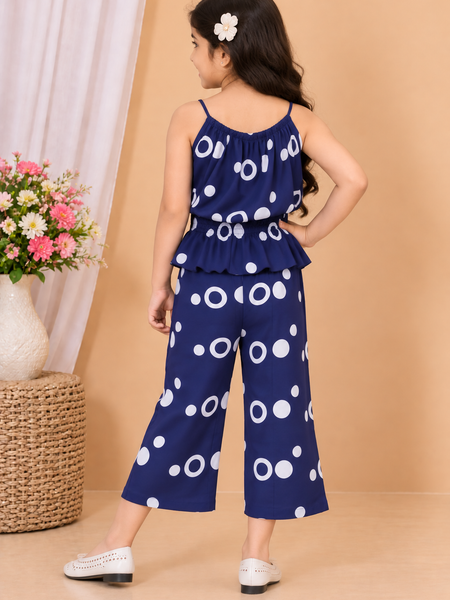 Ring print top and pant set