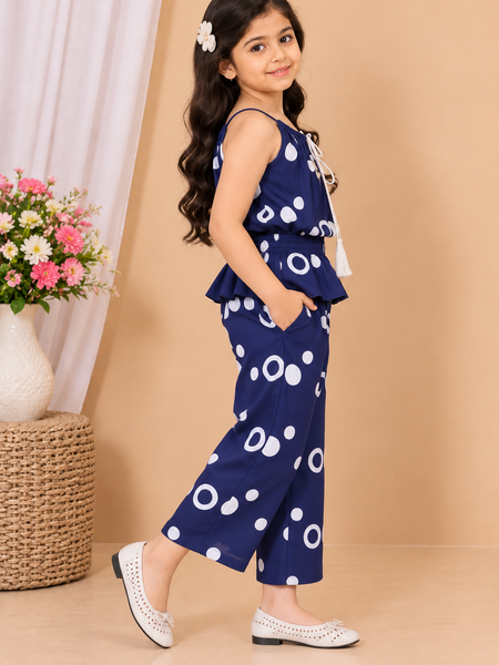 Ring print top and pant set