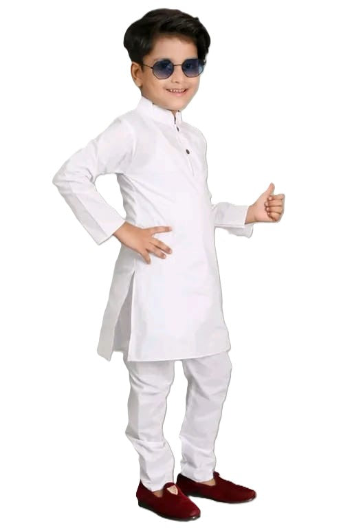white punjabi suit
