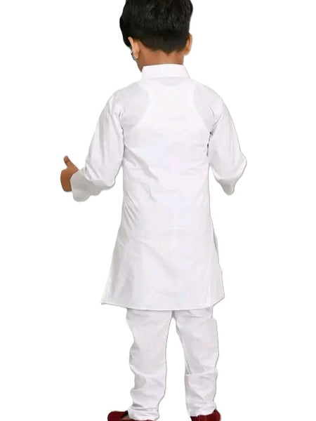 white punjabi suit