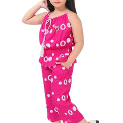 Ring print top and pant set