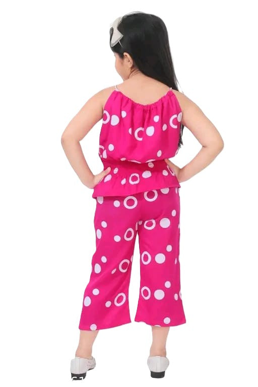 Ring print top and pant set