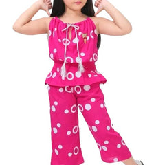 Ring print top and pant set