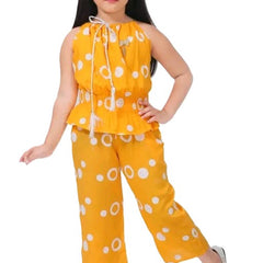 Ring print top and pant set