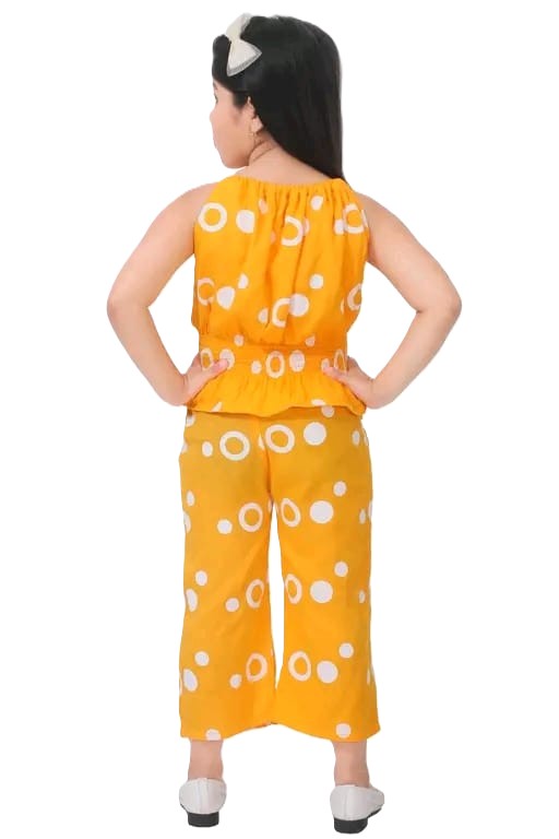 Ring print top and pant set