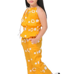 Ring print top and pant set
