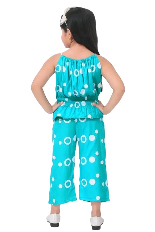 Ring print top and pant set