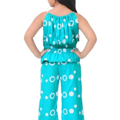Ring print top and pant set