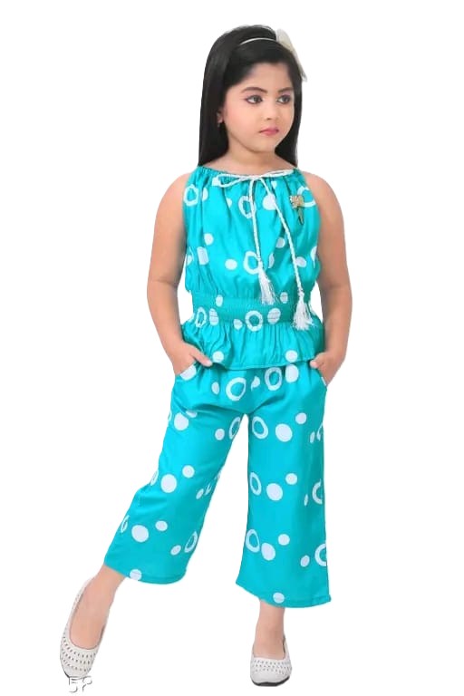 Ring print top and pant set