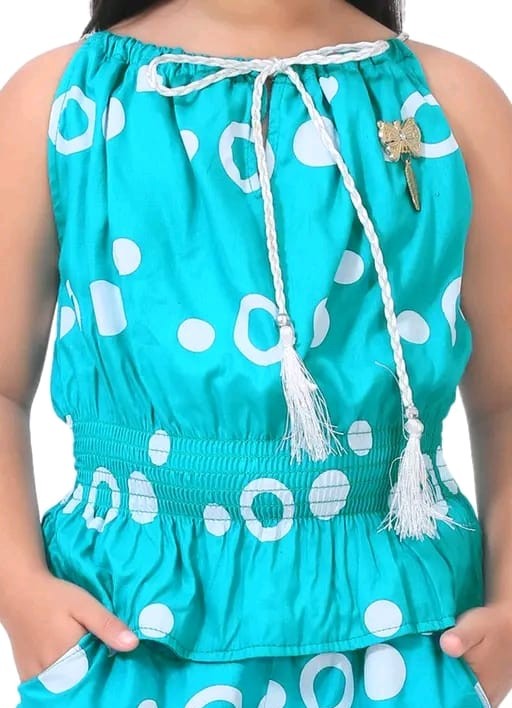 Ring print top and pant set