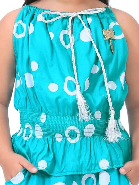 Ring print top and pant set