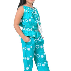 Ring print top and pant set