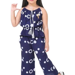 Ring print top and pant set