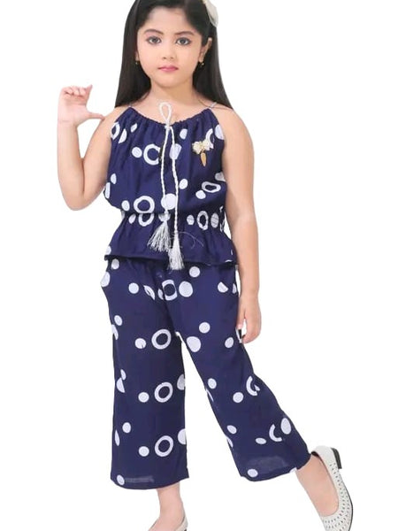 Ring print top and pant set