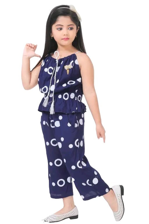 Ring print top and pant set