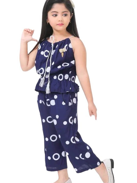 Ring print top and pant set