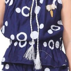 Ring print top and pant set