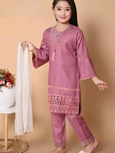 Shiidal Girls Casual, Festive & Party Kurta, Pyjama & Dupatta Set