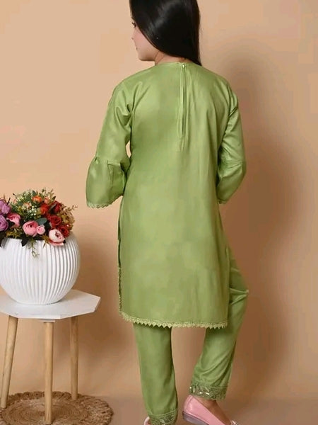 Shiidal Girls Casual, Festive & Party Kurta, Pyjama & Dupatta Set