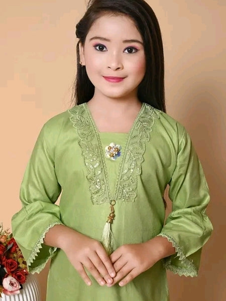 Shiidal Girls Casual, Festive & Party Kurta, Pyjama & Dupatta Set