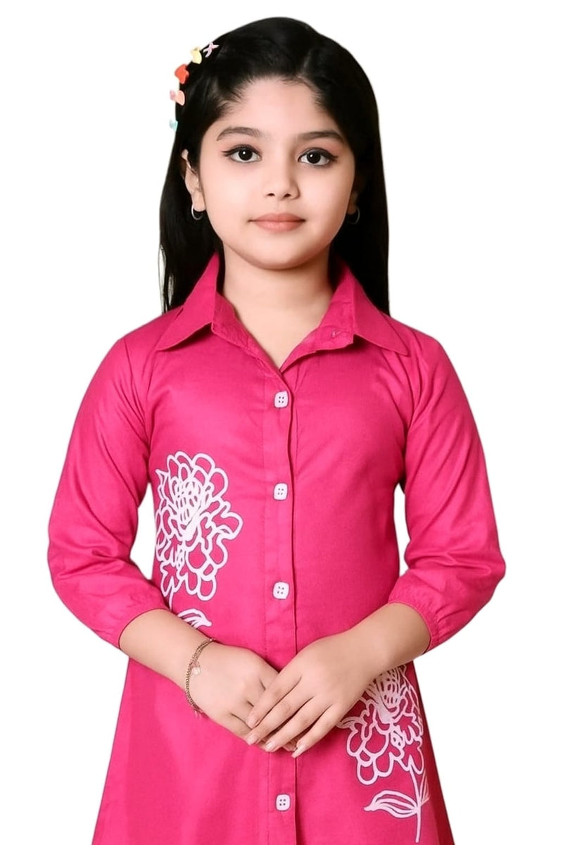 Shiidal Girls Casual Kurta and Palazzo Set
