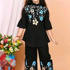 Girls Top And Plazzoo Sets