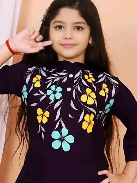 Girls Top And Plazzoo Sets