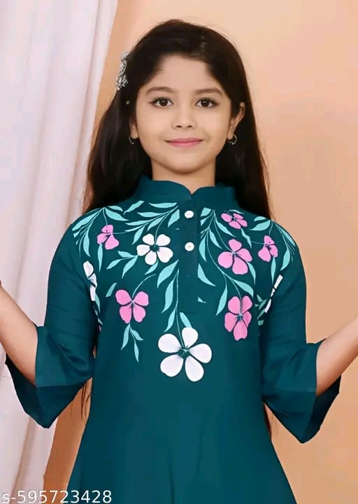 Girls Top And Plazzoo Sets