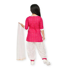 Shiidal Girls Casual, Formal, Festive & Party Kurta and Patiala Set