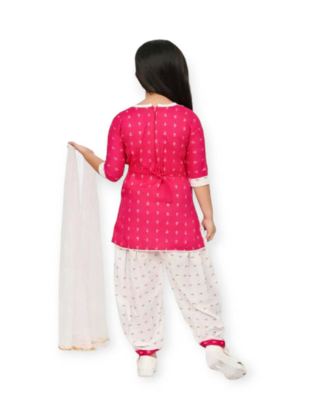 Shiidal Girls Casual, Formal, Festive & Party Kurta and Patiala Set