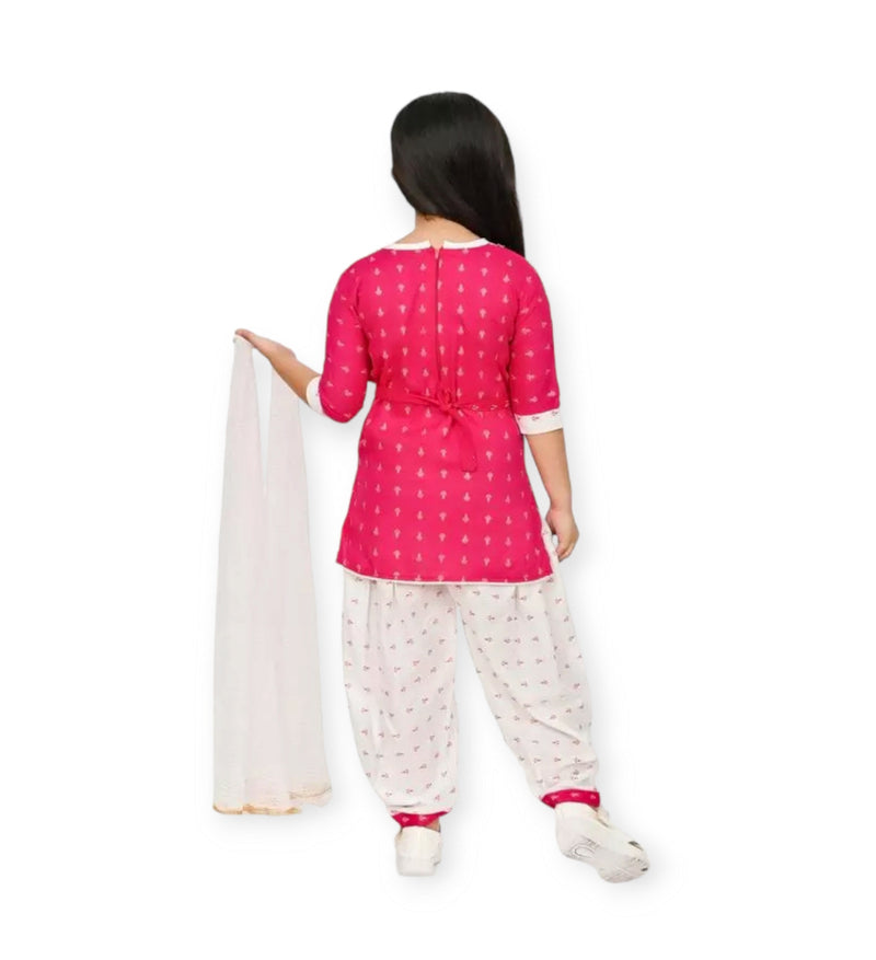 Shiidal Girls Casual, Formal, Festive & Party Kurta and Patiala Set