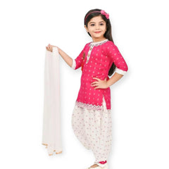 Shiidal Girls Casual, Formal, Festive & Party Kurta and Patiala Set