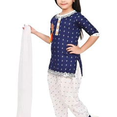 Shiidal Girls Casual, Formal, Festive & Party Kurta and Patiala Set