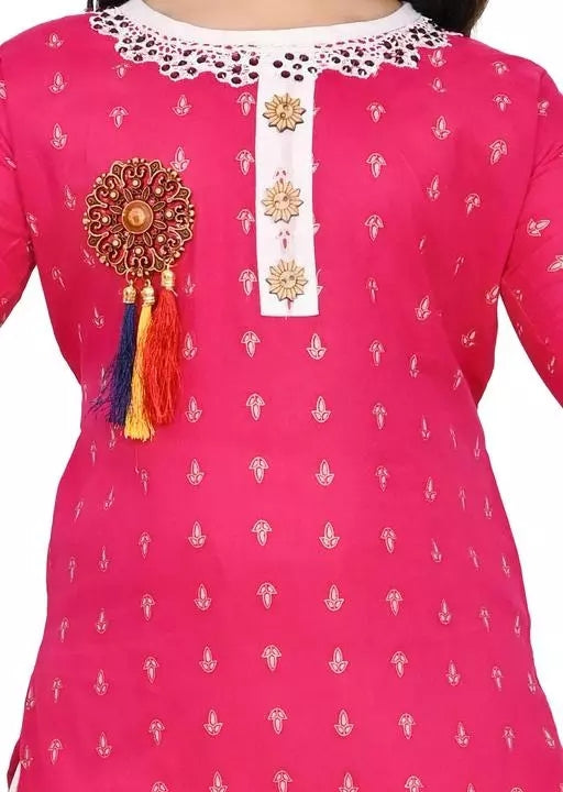 Shiidal Girls Casual, Formal, Festive & Party Kurta and Patiala Set