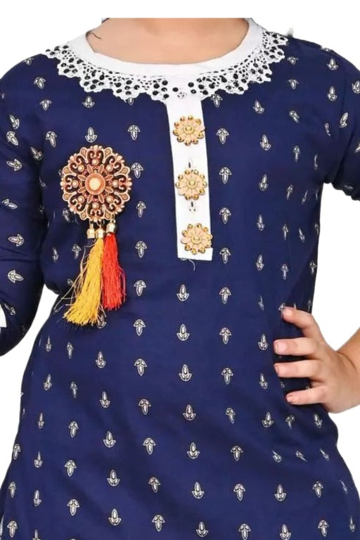Shiidal Girls Casual, Formal, Festive & Party Kurta and Patiala Set