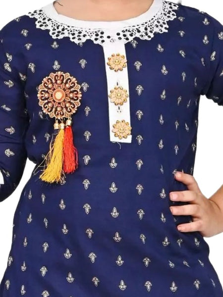 Shiidal Girls Casual, Formal, Festive & Party Kurta and Patiala Set