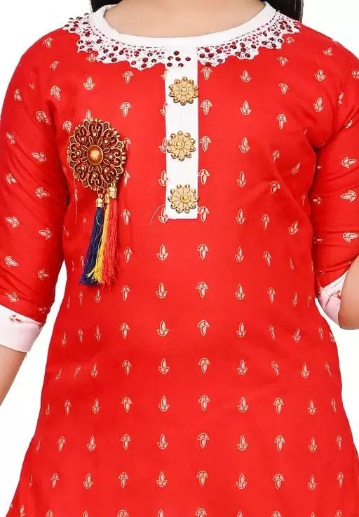 Shiidal Girls Casual, Formal, Festive & Party Kurta and Patiala Set