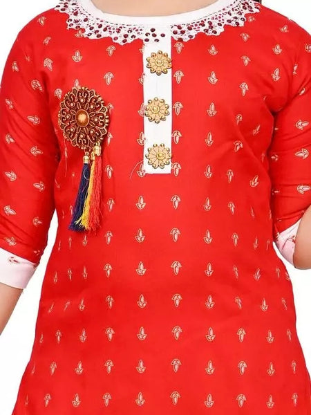 Shiidal Girls Casual, Formal, Festive & Party Kurta and Patiala Set